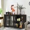 Costway Kitchen Storage Cabinet Sideboard Buffet Cupboard w/ Sliding Door